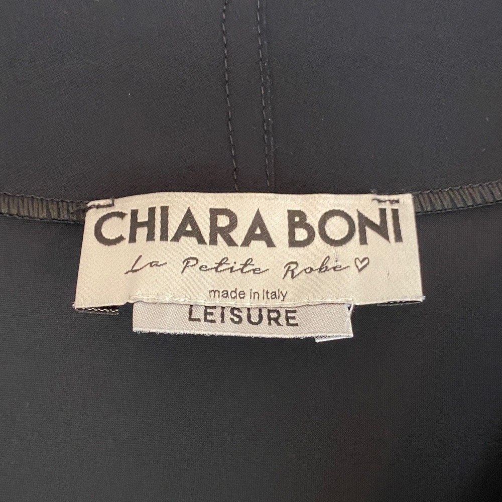 Chiara Boni La Petite Robe Women Black Leisure Hildur No Belt Jumpsuit Sz XS - Picture 4 of 10